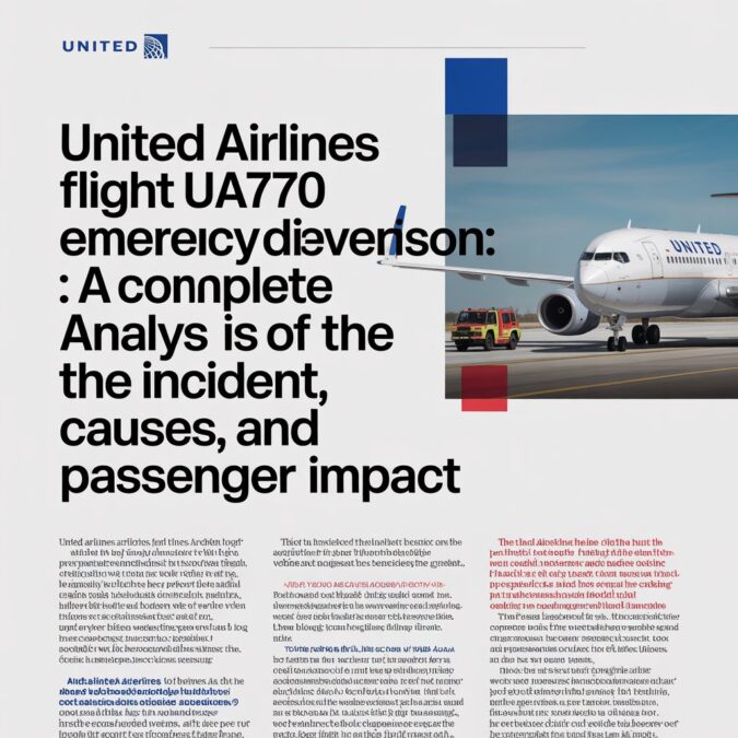 United Airlines Flight UA770 Emergency Diversion