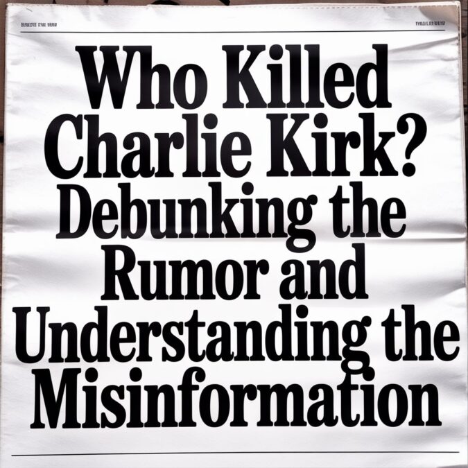 Who Killed Charlie Kirk